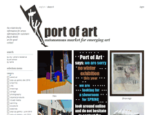 Tablet Screenshot of port-of-art.com